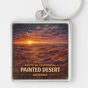 Mother Road Centennial Painted Desert Twilight Key Ring