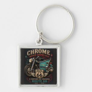 Mother Road Chrome Rider Legacy Key Ring