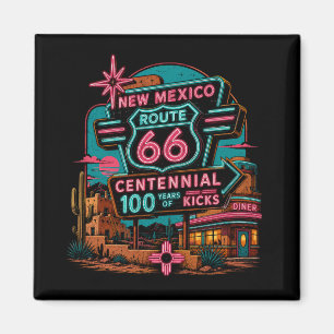 Mother Road Neon Fridge Souvenir Magnet