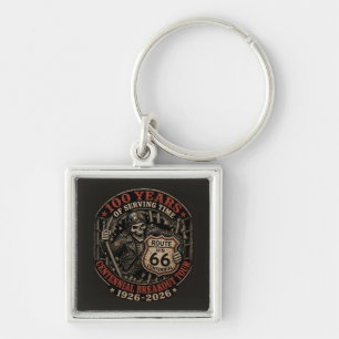Mother Road Rider Travel Keepsake Key Ring