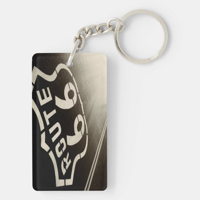 Mother Road, Route 66 Key Ring (Back)