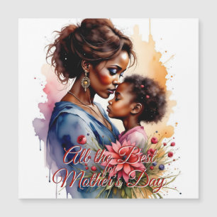 Mother’s Day African Watercolor Love Art