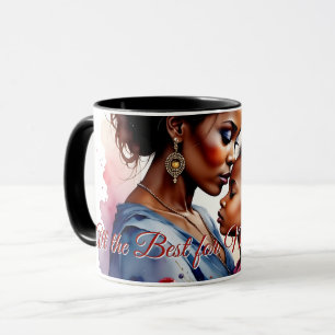 Mother’s Day African Watercolor Love Art Mug