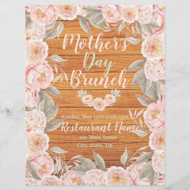 Mother’s Day Brunch Flyer (Front)