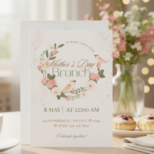 Mother’s Day Brunch Invitation – Elegant design