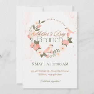 Mother’s Day Brunch Invitation – Elegant design