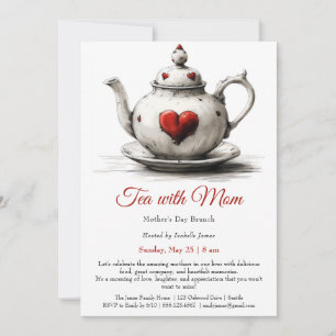 Mother’s Day Brunch Invitation – Tea with Mum