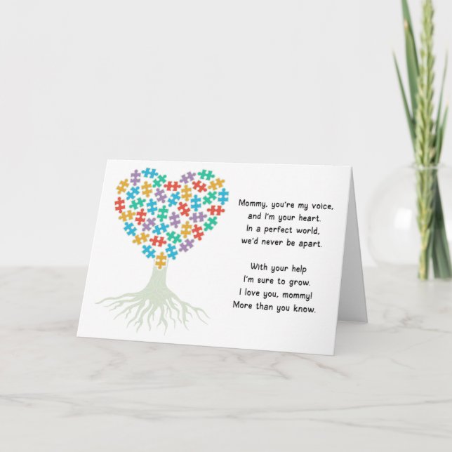 Mother’s Day Card Autism Neurodivergent Autistic (Front)