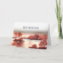 Mother´s Day Card "Best Mum Ever"