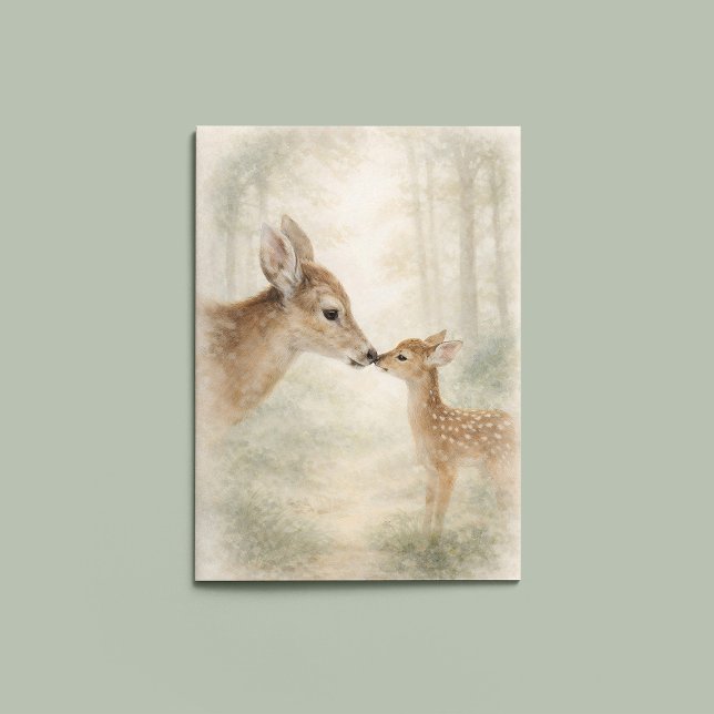 Mother’s Day Card – Deer Kissing Noses (Creator Uploaded)