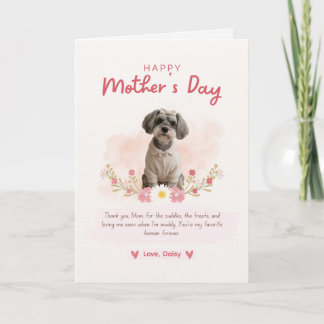 Mother’s Day Card From the Dog for Dog Mum