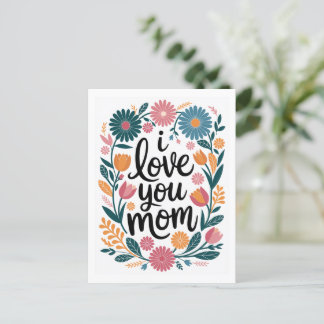 Mother’s Day Card Happy Mother’s Day Gift Floral