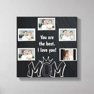  Mother’s Day Custom Photo Canvas Print