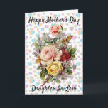Mother’s Day Design Floral Elegant Greeting Card<br><div class="desc">Mother’s Day Design Floral Elegant Greeting Card</div>