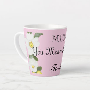Mother’s Day Editable Latte Mug