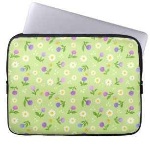 Mother’s Day floral laptop case flowers & bees