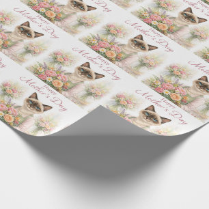 Mother’s Day Florist Cat Wrapping Paper