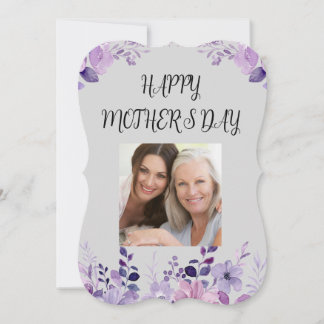 Mother’s Day Flowers Flat Holiday Card
