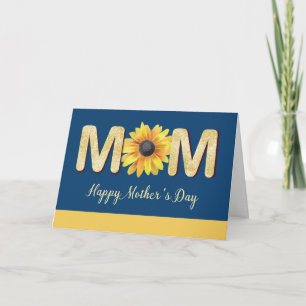 Mother’s Day From All of Us Mum with Daisy in Gold Card