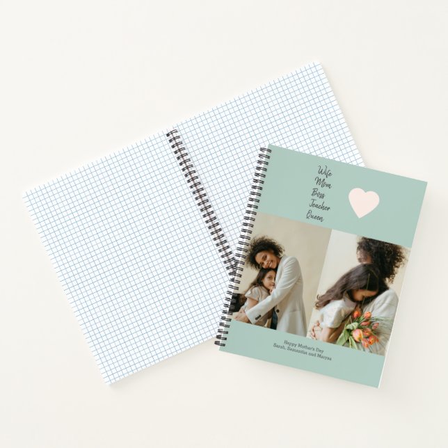 Mother’s Day Gift for Mum, Boss, Teacher -  Notebook (Inside)