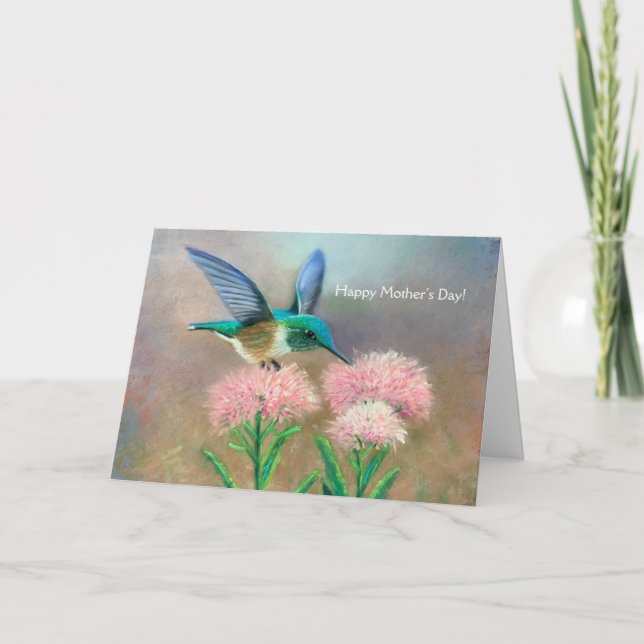 Mother’s Day Hummingbird Greeting Card (Front)
