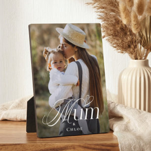 Mother’s Day Mum & Baby Personalized Photo Gift Plaque