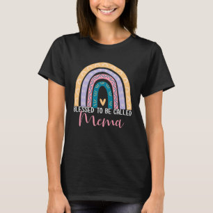 Mother s Day Mum Grandma Blessed To Be Called Mema T-Shirt