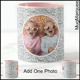 Mother’s Day Mum, Luxury Modern Pattern C555 Photo Mug