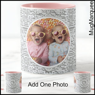 Mother’s Day Mum, Luxury Modern Pattern C555 Photo Mug