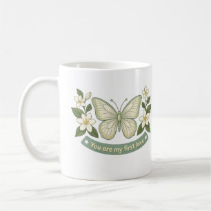 Mother’s Day - My First Love Butterfly Floral Coffee Mug
