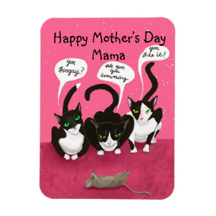 Mother’s Day personalise funny from the Cats Car Magnet