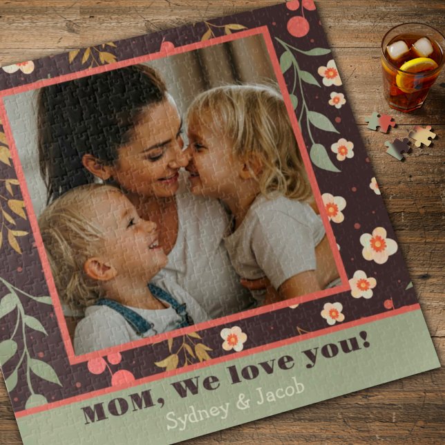 Mother’s Day Photo Pretty Spring Pastel Flowers Jigsaw Puzzle (Creator Uploaded)