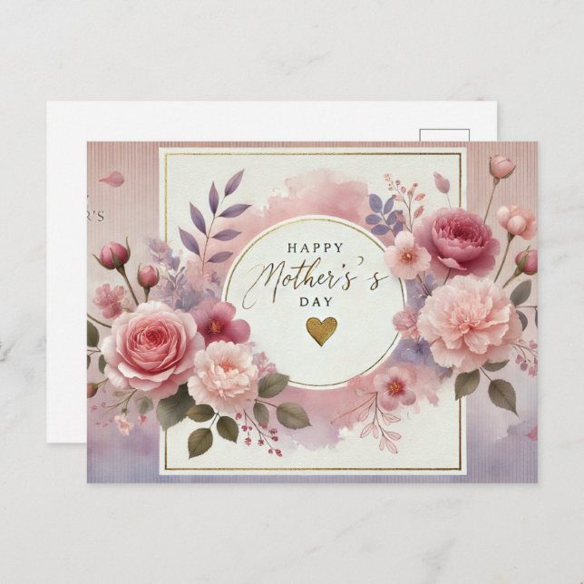 Mother’s Day postcard  (Front/Back)