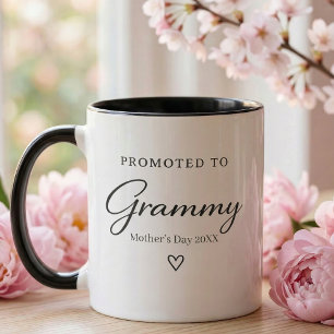 Mother’s Day Pregnancy Reveal Gift for Grammy Mug
