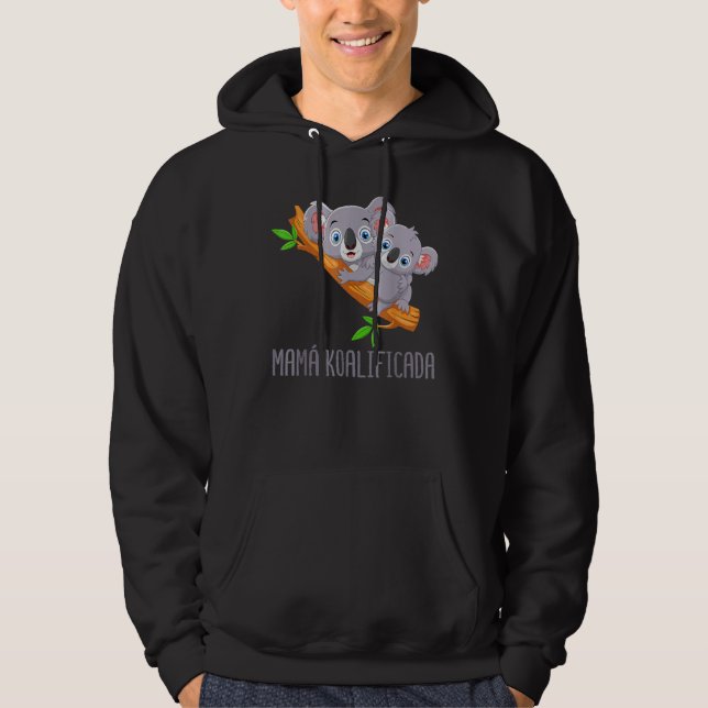 Mother s Day Qualified  Mom Daughter Son Mother Hoodie (Front)