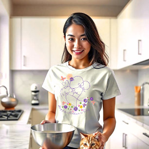Mother’s Day Simple Line Art T-Shirt
