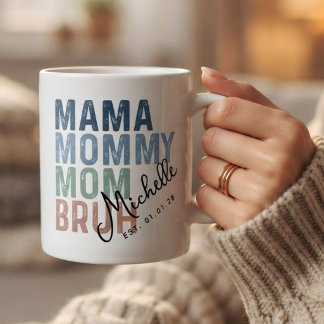 Mother´s day | Vintage Mum Mummy Birthday Custom Coffee Mug