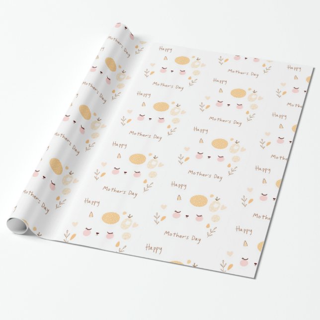 Mother’s Day Wrapping Paper (Unrolled)
