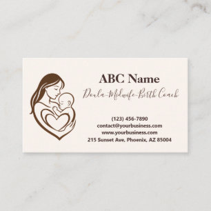 Mother’s Embrace Doula & Midwife Business Card