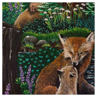 Mother’s Love Fox Fabric