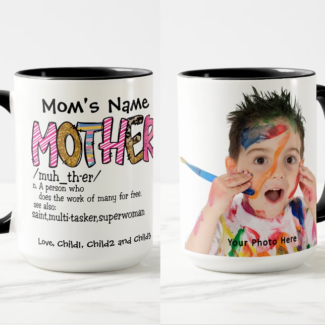 Mother Saint Superwoman Customisable Photo Mug (Creator Uploaded)