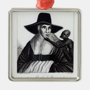 Mother Shipton, engraved by John Scott, 1804 Metal Tree Decoration