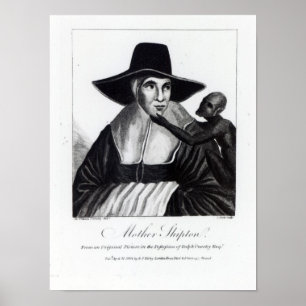 Mother Shipton, engraved by John Scott, 1804 Poster