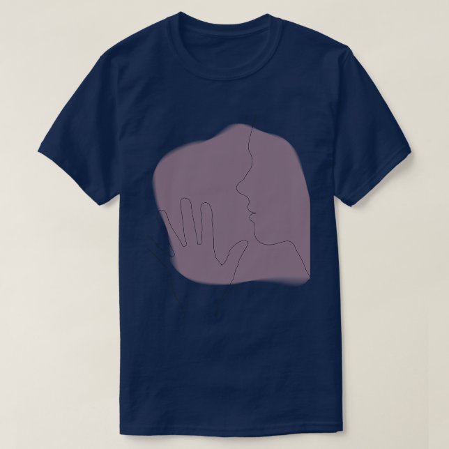 Mother sign language 1 T-Shirt (Design Front)