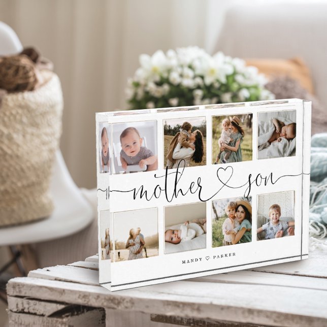 Mother Son Heart Script | Photo Grid Collage (Creator Uploaded)