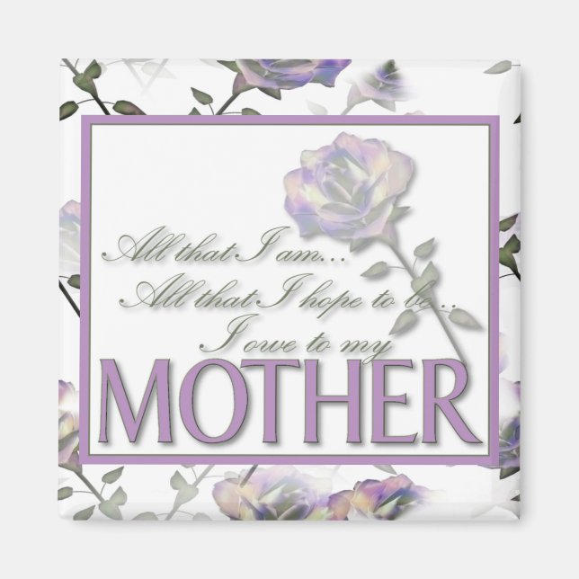 Mother Square Magnet (Front)