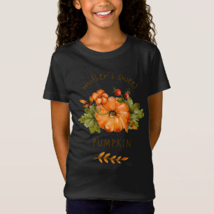 Mother sweet pumpkin black kids T-shirt 