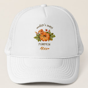 Mother sweet pumpkin trucker cap
