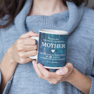 Mother Thank You Heartfelt Message Personalised Coffee Mug
