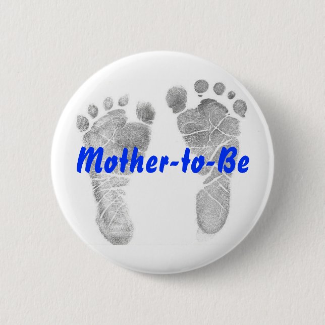 Mother-to-Be 6 Cm Round Badge (Front)